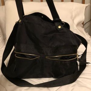 Steve Madden black duffle/tote bag